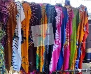 Ankara Tie-Dye Maxi Dress