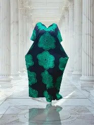 Ankara Tie-Dye Maxi Dress