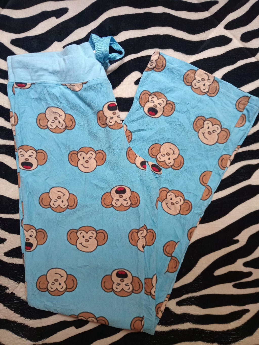 Mickey Mouse Hearts Print Fleece Pants