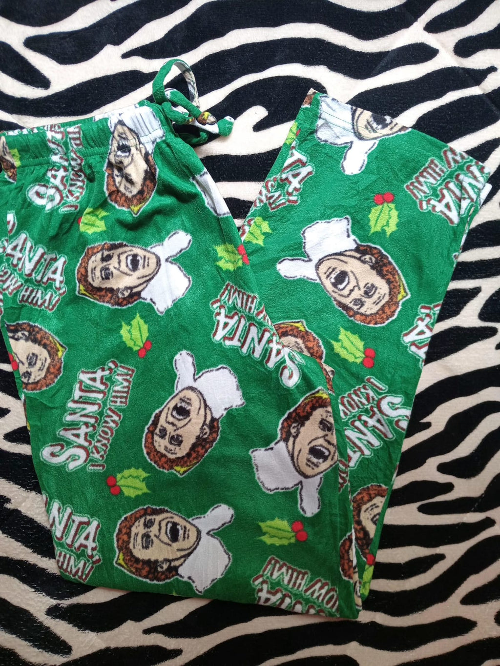 Mickey Mouse Hearts Print Fleece Pants