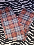 Plaid Tartan Drawstring Lounge Pants