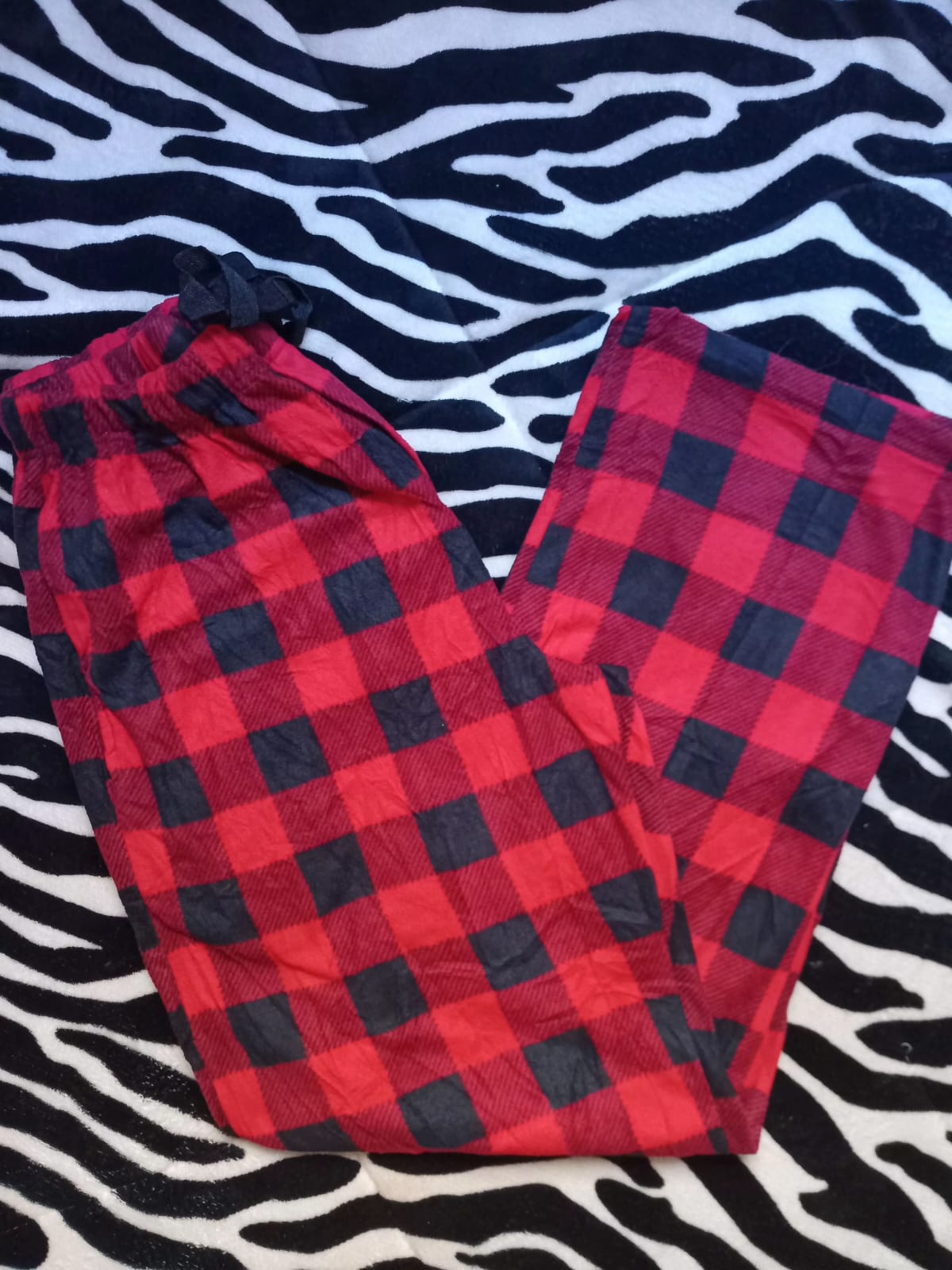 Plaid Tartan Drawstring Lounge Pants