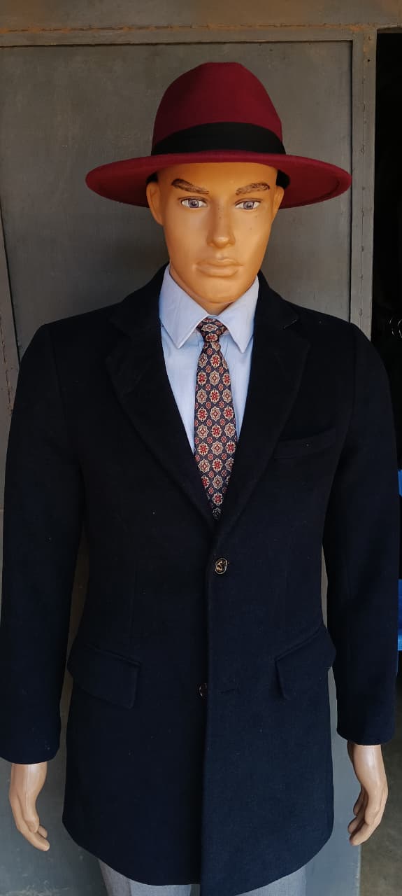 Men's Classic Wool Trench Coat