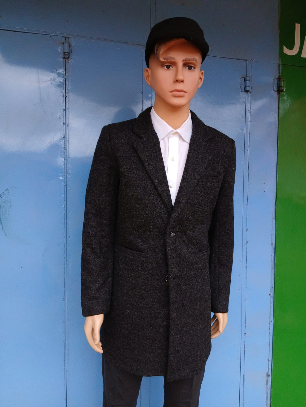 Men's Classic Wool Trench Coat